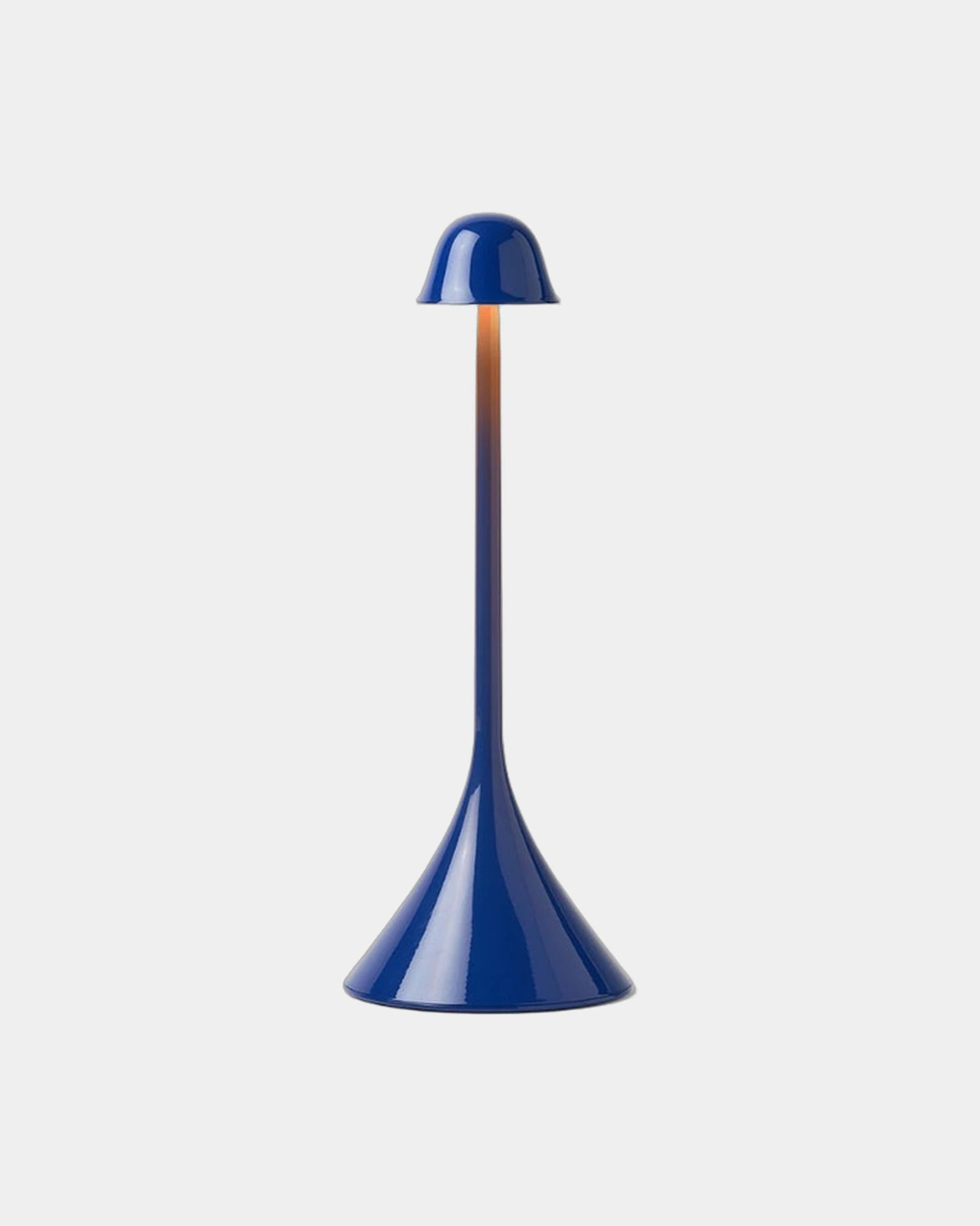 Lampe de table LED ABS Lexon Steli S - Dome à personnaliser - Glossy Blue